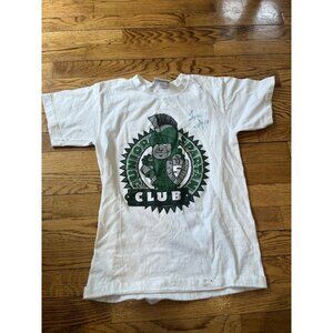 Vintage Autographed Tom Izzo Junior Spartans Child's Medium Shirt 2 other autos